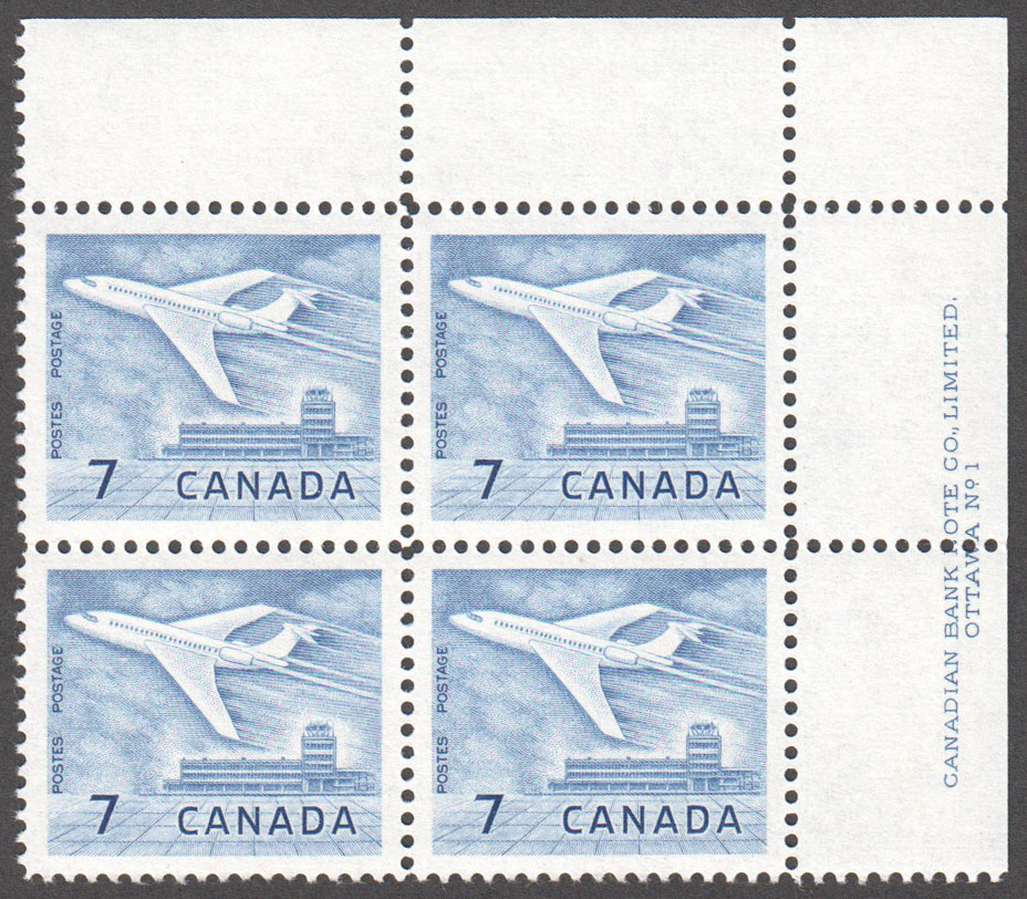 Canada Scott 414 MNH PB UR Pl 1 (A12-5) - Click Image to Close